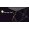 Scrivania gaming Techly per PC con bordo ergonomico smussato nero