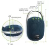 Techly ICASBL321BL altoparlante portatile/da festa mono altoparlante portatile blu 5 W