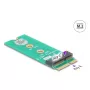 DeLOCK 64340 adattatore interno M.2 interfaccia host M.2 maschio