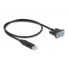 DeLOCK 67381 adattatore USB 2.0 a RS-232 DB9 seriale 0,5 m