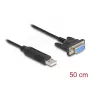 DeLOCK 67381 adattatore USB 2.0 a RS-232 DB9 seriale 0,5 m