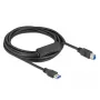 Cavo USB DeLOCK 85379 USB 3.2 Gen 1 5 m USB A USB B nero