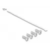 Patch panel DeLOCK 66874 1U nero metallo capacità rack 1U