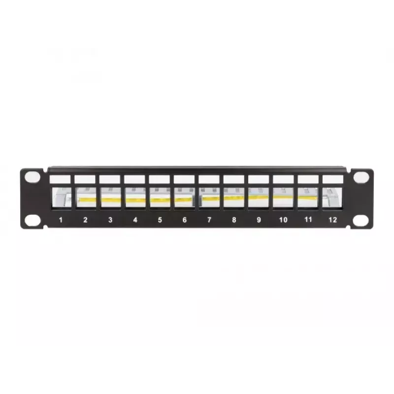 Patch panel DeLOCK 66874 1U nero metallo capacità rack 1U