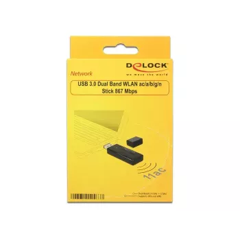 Scheda di rete DeLOCK 12463 WLAN 867 Mbit/s