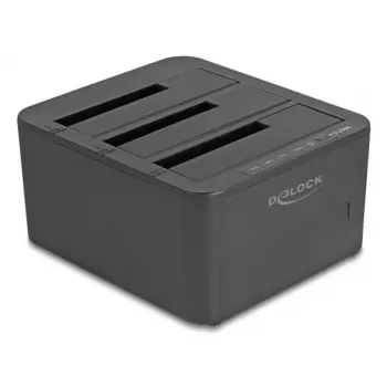 DeLOCK 64332 docking station USB 3.2 Gen 1 HDD SSD 2,5 3,5 nero