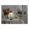 Techly I-LAMP-TABLE2 lampada da tavolo con sorgente luminosa non sostituibile 2 W LED nero, bianco