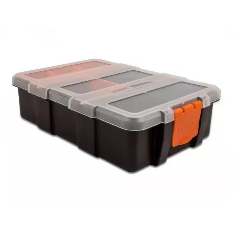 Scatola portautensili DeLOCK 18419 11 scomparti 220x155x60mm arancione/nero