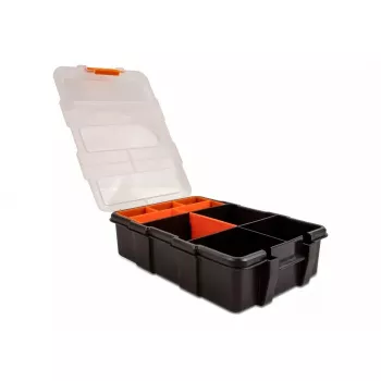 Scatola portautensili DeLOCK 18419 11 scomparti 220x155x60mm arancione/nero