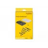 DeLOCK 64168 set di cacciaviti manuali cacciaviti di precisione larghezza 120 mm lunghezza 185 mm altezza 38 mm