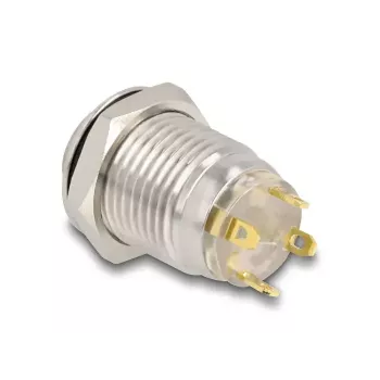 Pannello a pulsanti DeLOCK 20984 argento 230V 3A