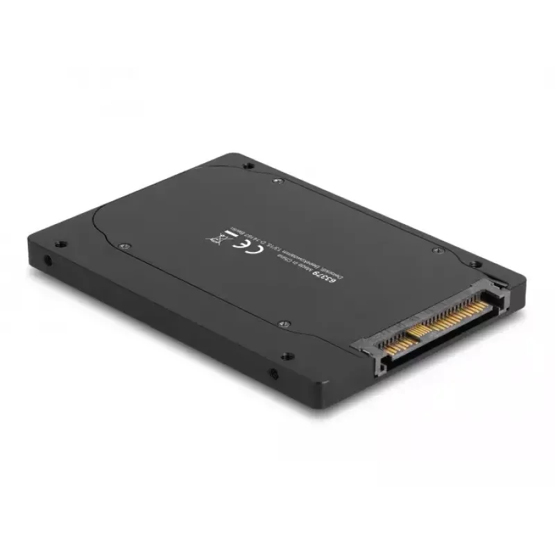 Custodia per SSD DeLOCK 63379 nero M.2 supporto per 1 unità