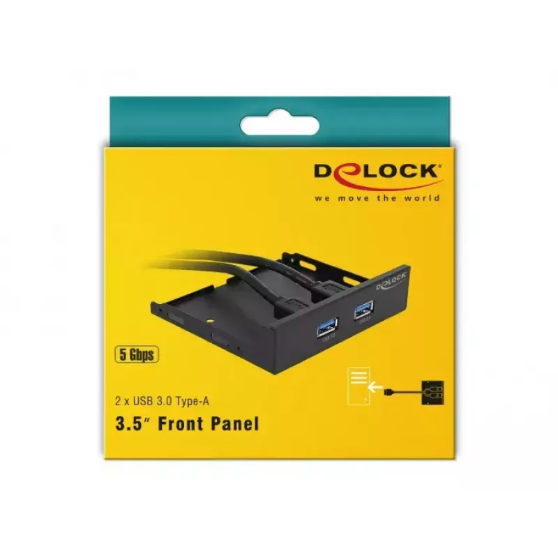 Copri vano per unità DeLOCK 63994 nero