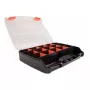 Scatola di conservazione DeLOCK 18418 17 scomparti 320x255x60mm arancione nero