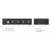 Hub di interfaccia DELOCK USB 2.0 Type-B su 4x USB 2.0 Type-A (480 Mbit/s), nero, case in metallo, alimentato DC