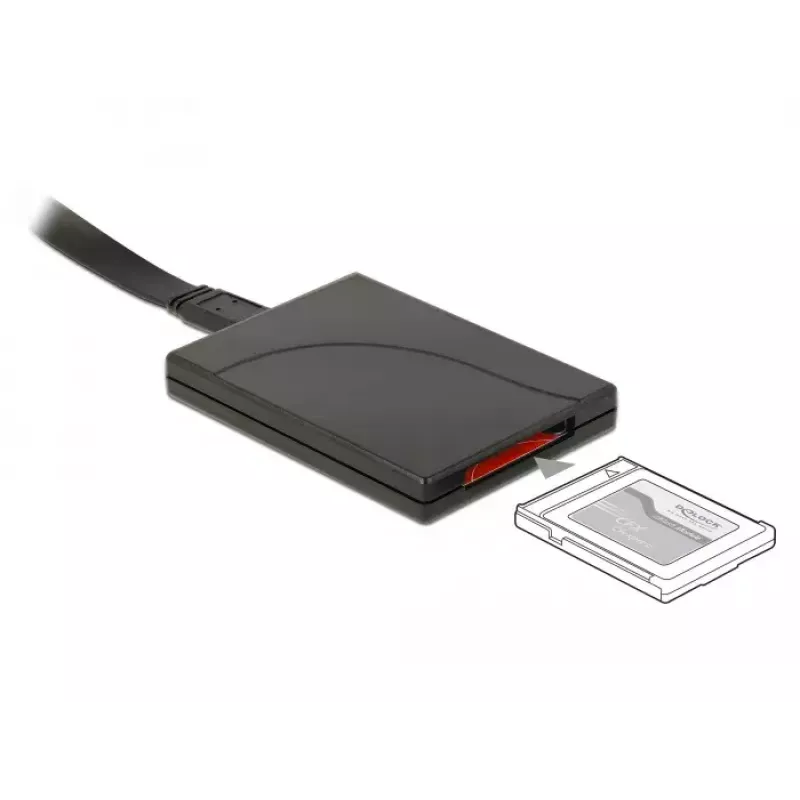 Lettore di schede DeLOCK 91749 USB 3.1 Gen 2 Type-C nero