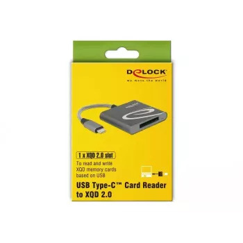 Lettore di schede DeLOCK 91746 USB 3.2 Gen 1 Type-C antracite
