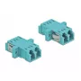 Adattatore in fibra ottica DELOCK LC femmina-femmina OM3 duplex (confezione da 2)
