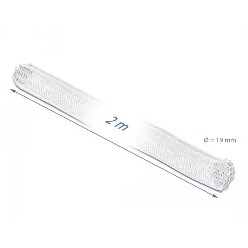Guaina per cavi DeLOCK 20702 bianco