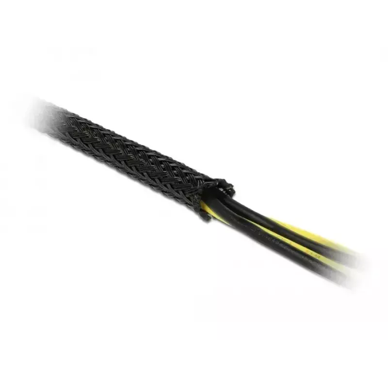 Guaina intrecciata DeLOCK 18904 10 m x 25 mm nero