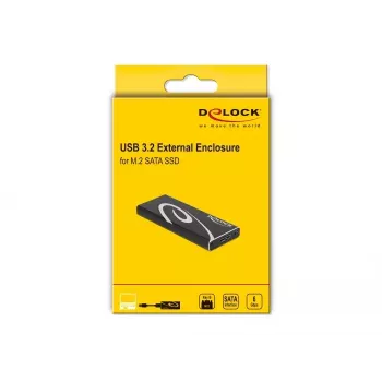 Case per SSD DeLOCK 42007 nero M.2
