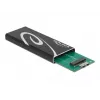 Case per SSD DeLOCK 42007 nero M.2