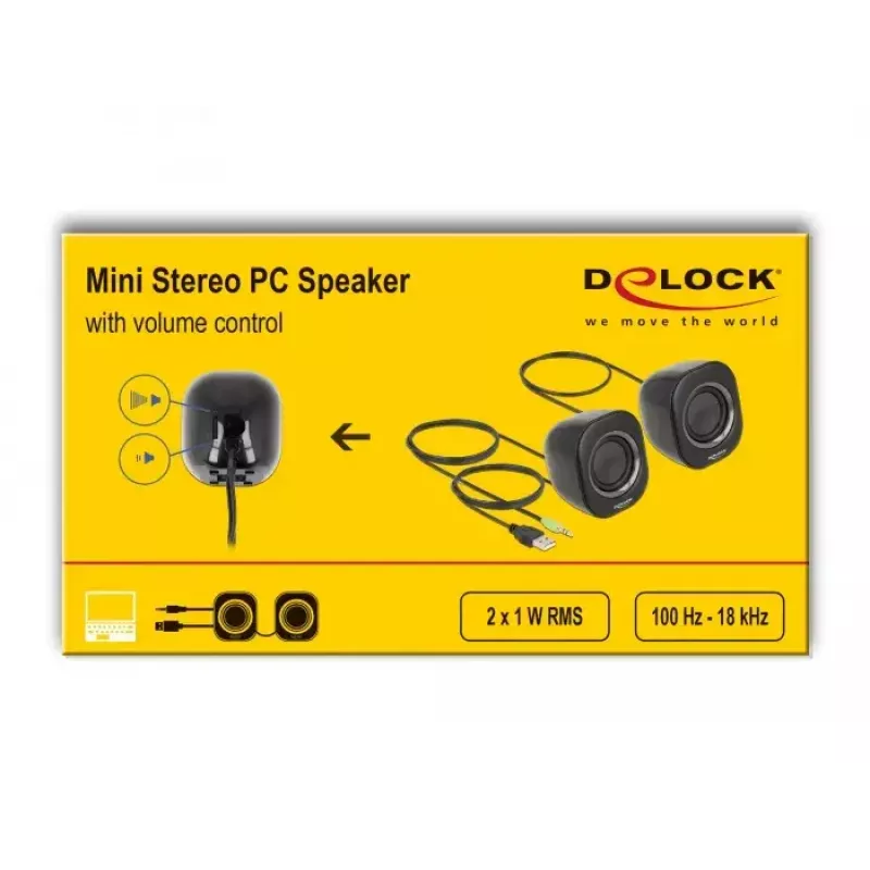 Altoparlante DeLOCK 27002 2 W