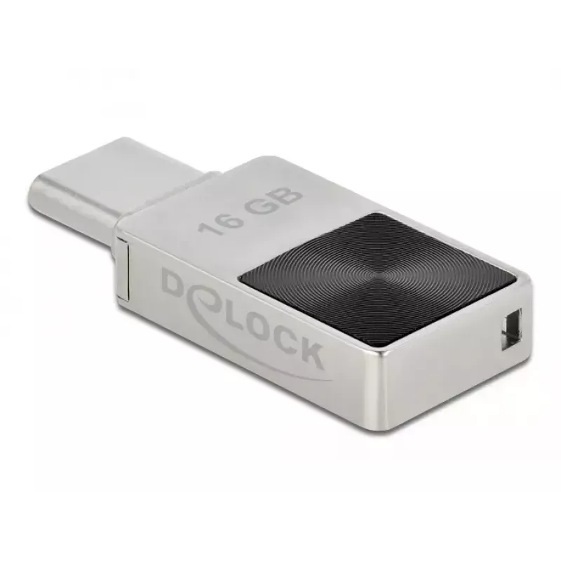 Chiavetta USB DeLOCK 16 GB USB-C 5 Gbps case in metallo
