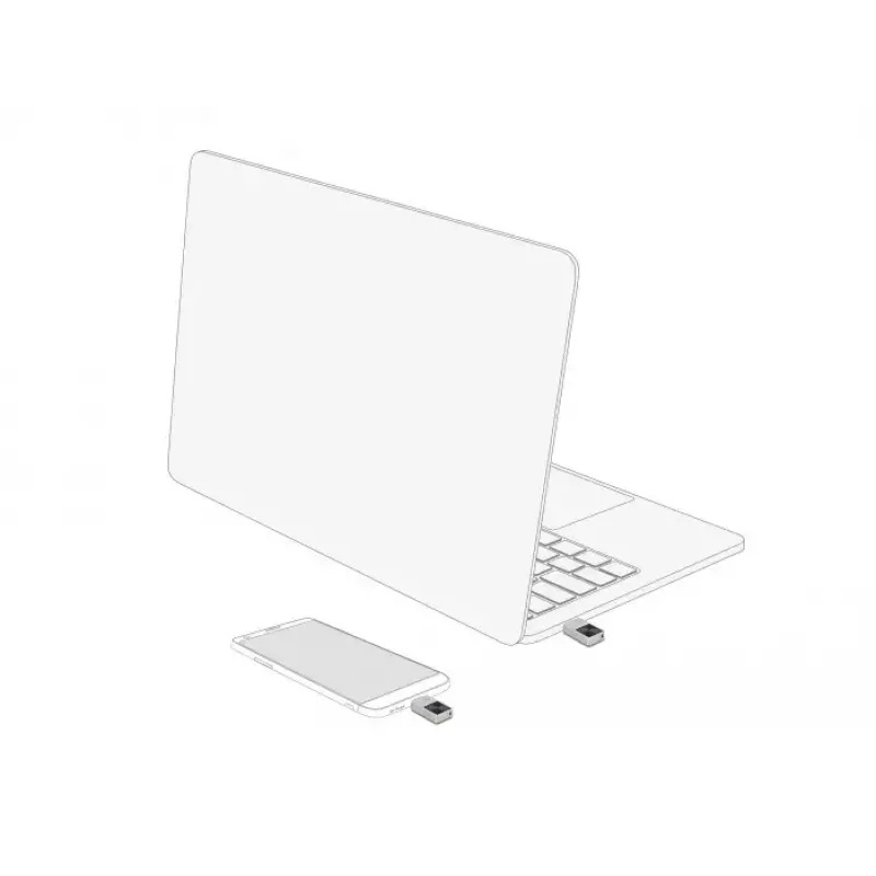 Chiavetta USB DeLOCK 16 GB USB-C 5 Gbps case in metallo