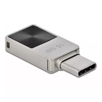 Chiavetta USB DeLOCK 16 GB USB-C 5 Gbps case in metallo