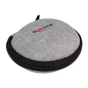 Custodia DeLOCK custodia protettiva per cuffie in-ear