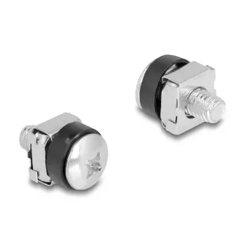 Viti e dadi DeLOCK 42432 M6 100 pezzi plastica acciaio