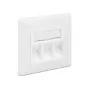 Presa RJ-45 DeLOCK 86194 argento bianco