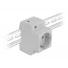 Presa CEE 7/3 DeLOCK 11472 grigio
