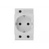 Presa CEE 7/3 DeLOCK 11472 grigio