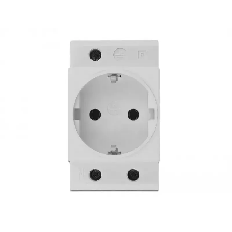 Presa CEE 7/3 DeLOCK 11472 grigio