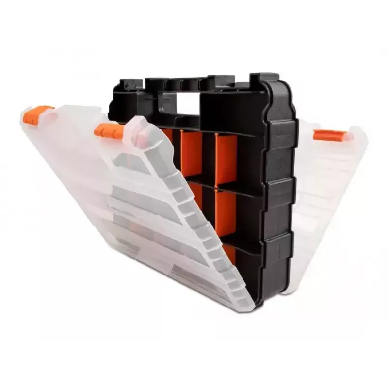 Scatola contenitore DeLOCK 18417 rettangolare plastica nero arancione 270x320x80mm