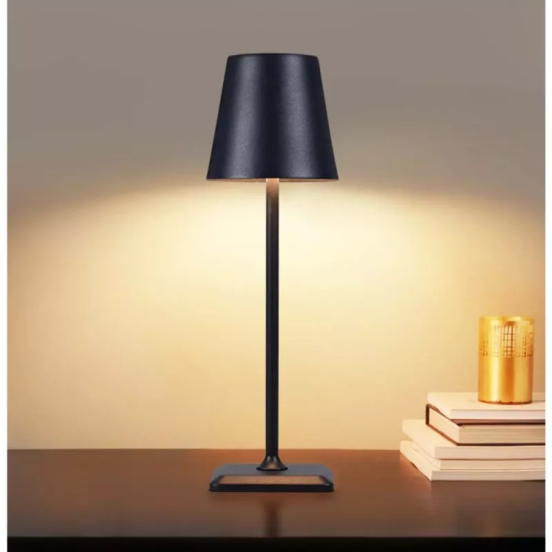 Techly I-LED LAMP-BK lampada da tavolo sorgente luminosa non sostituibile 3 W E nero