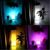 Techly I-LED vaso da fiori bianco plastica 1 pz.