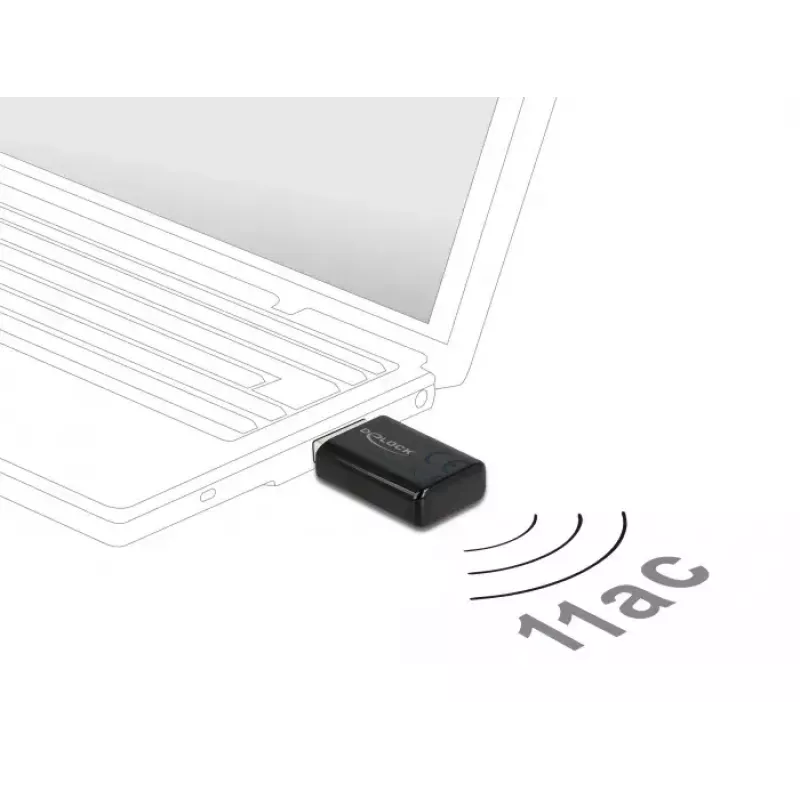 Scheda di rete DeLOCK 12550 WLAN USB dual band Wi-Fi 5