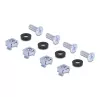 Kit di montaggio DeLOCK 66236 universale per armadio rack 2 pz. argento metallo
