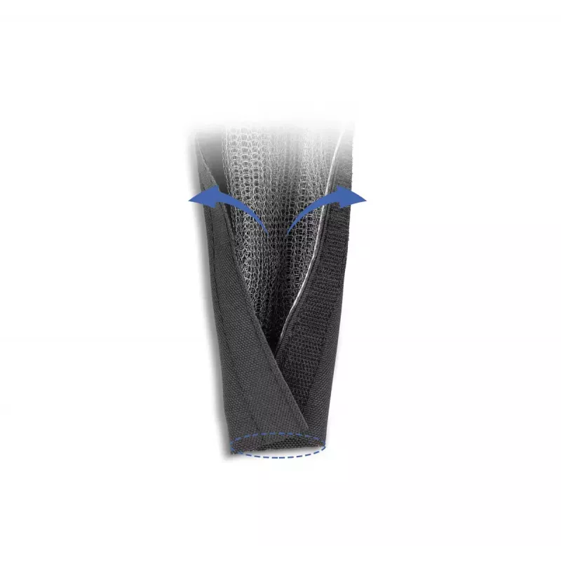 Treccia di schermatura EMI DeLOCK 1 m x 30 mm nero