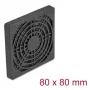 Griglia per ventola DELOCK 67311, ABS, nero, 87×87 mm, interasse di montaggio 71,5×71,5 mm