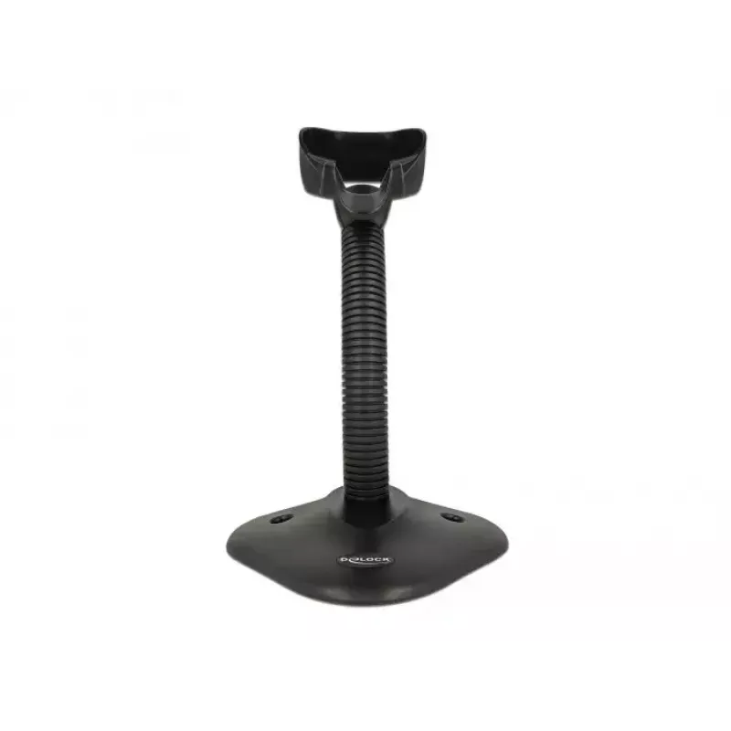 Supporto DeLOCK per lettore di codici a barre con staffa flessibile nero