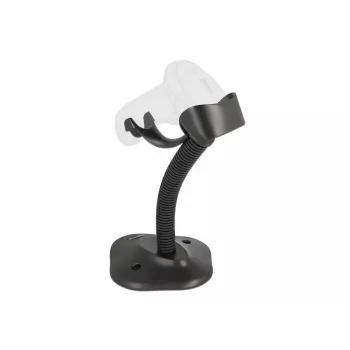 Supporto DeLOCK per lettore di codici a barre con staffa flessibile nero