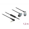 Cuffia DeLOCK 27183 auricolari in-ear jack 3,5 mm microfono controllo del volume