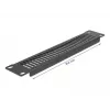 Pannello cieco ventilato DeLOCK armadio di rete 10 pollici pannello verticale 1U nero