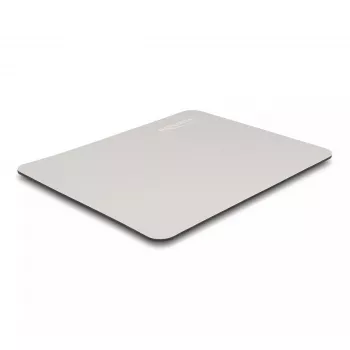 DELOCK 12147 Tappetino per mouse grigio 180x220 mm gomma antiscivolo