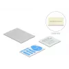 Protezione display/retro in vetro temperato privacy per Apple iPhone 16 — DELOCK 81281, antishock e antigraffio, nero/trasparente, 1 pezzo