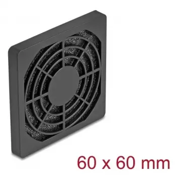 Griglia per ventola DeLOCK 67310 ABS nero 64 mm 50 x 50 mm